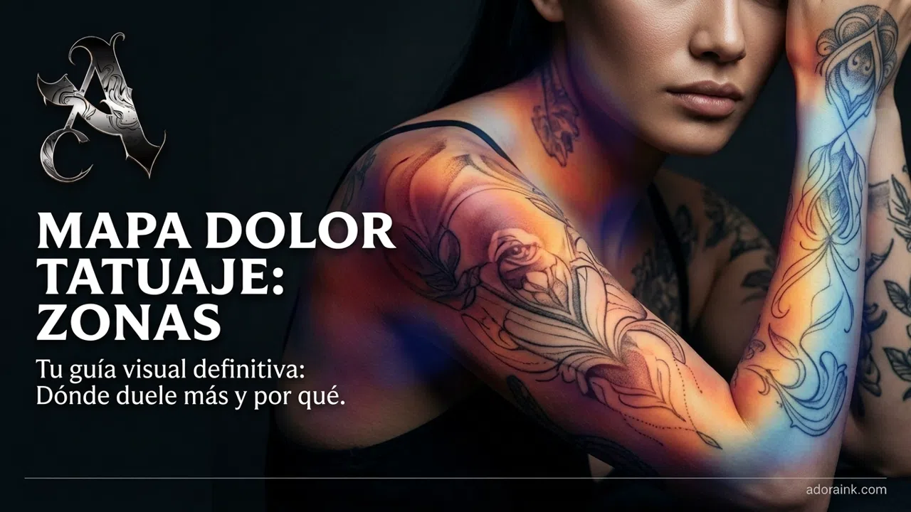 ¿Cuánto duele hacerse un tatuaje? Mapa de dolor por zonas del cuerpo