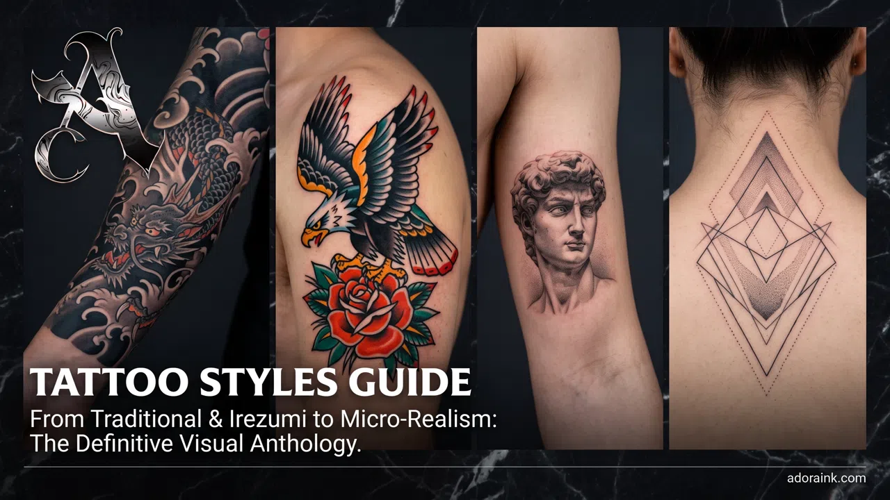 Guía de estilos de tatuajes: Cómo elegir el estilo ideal para tu idea