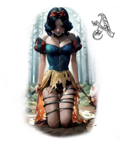 New School tattoo of blanca nieves